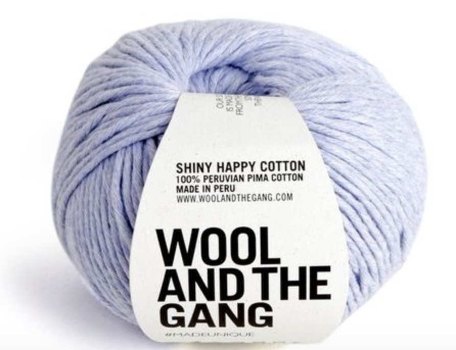 Wool and the Gang Shiny Happy Cotton 069 Powder Blue