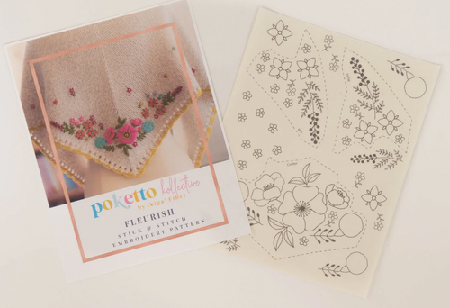 Ikigai Fibers - Fleurish Stick & Stitch Embroidery Patterns