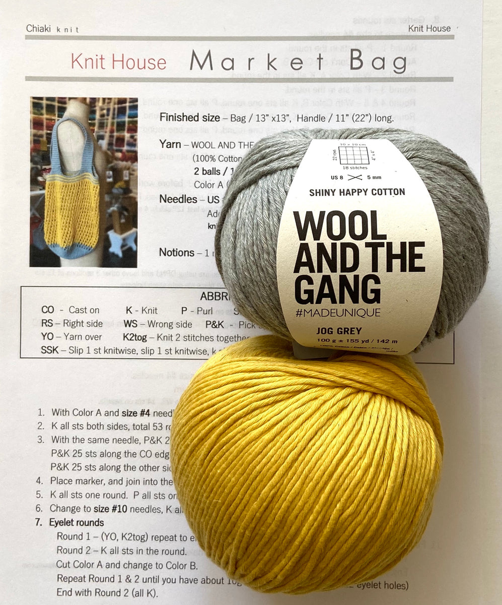 KIT Knit House Market Bag Knit House, Inc.