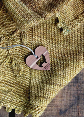 Cedar Heart Charms