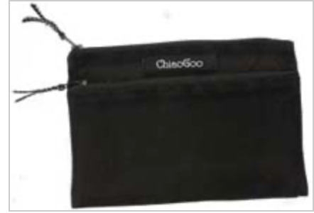 Chiaogoo Accessory Pouch - Black Mesh