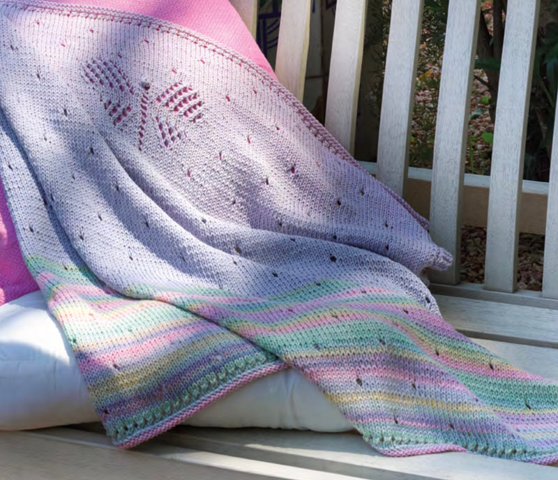 FREE: Katia Butterfly Baby Blanket Pattern