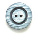 Skacel Collection - Button - Plastic Rim Center Black, 20 mm