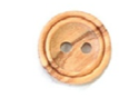 Skacel Collection - Button - Natural Olive Wood Round