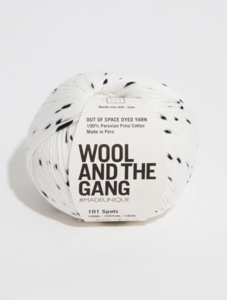 Wool and the Gang Shiny Happy Cotton 103 White Noise
