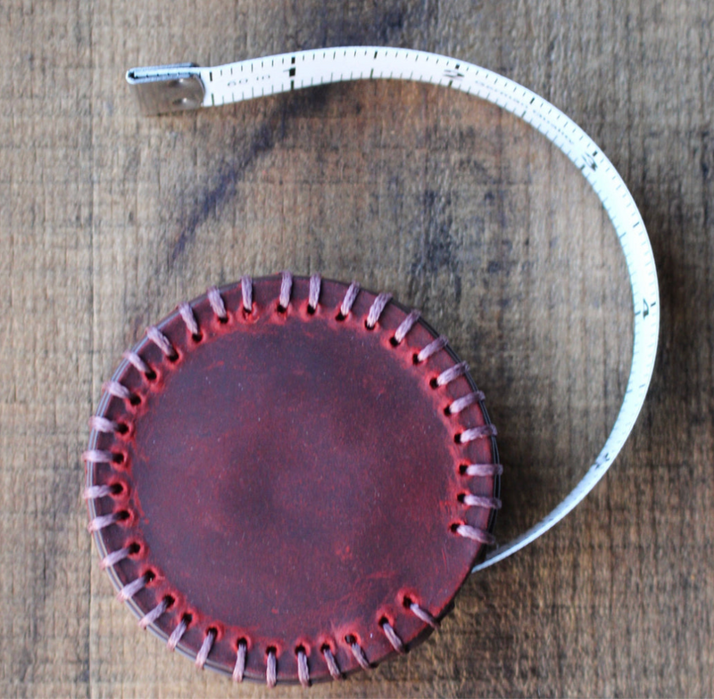 Hand-Stitched Leather & Woolen Tape Measures
