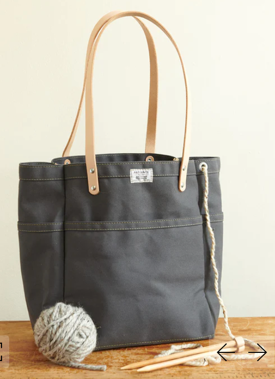 Artifact Knitting & Crochet Project Tote Bag in Duck Canvas