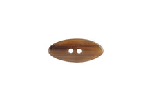Skacel Collection - Button - Natural Horn Oval, 12x30 mm
