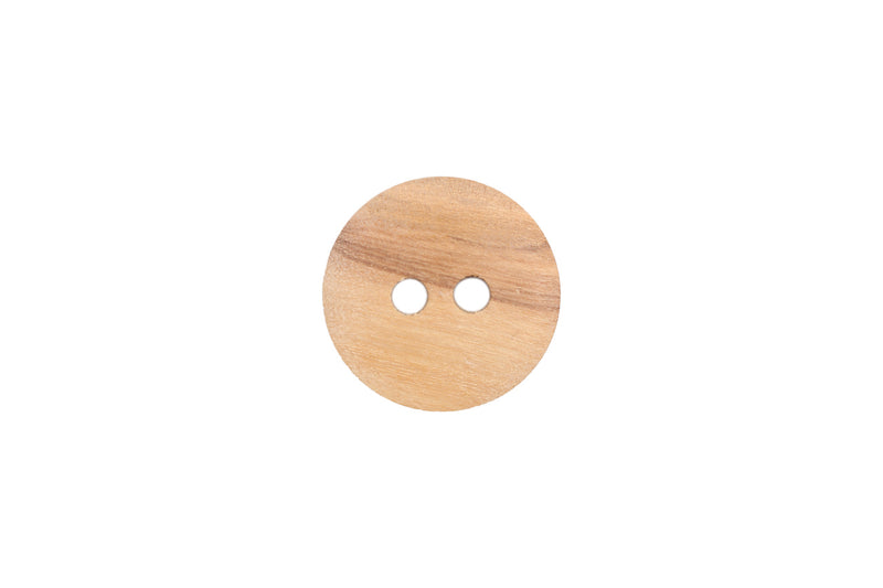 Skacel Collection - Button - Natural Olive Wood Round