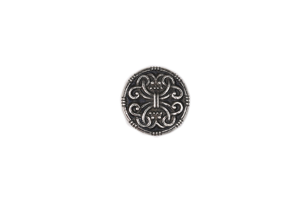 Skacel Collection - Button, Pewter Metal Norwegian Design, 17 mm