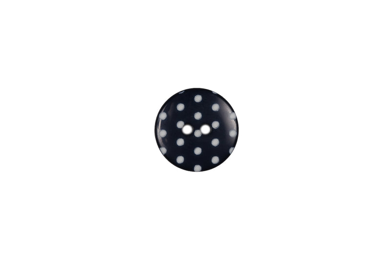 Skacel Collection - Button, Round Plastic Polkadots, 18 mm